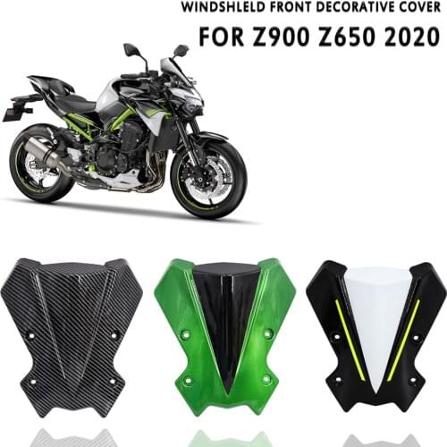 Motorcycle Windshield Fit For KAWASAKI Z900 Z650 Z 900 Z 650 2020 Fiber New Windscreen Air Wind Deflector