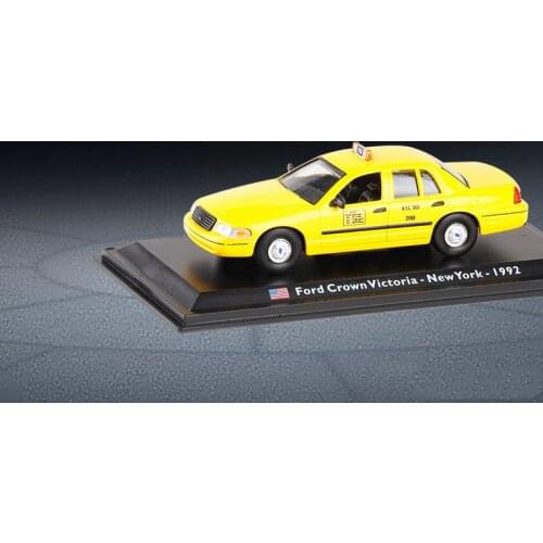 High quality 1:43 Ford Crown Victoria Newyork 1992 alloy model,simulation taxi model,collection&gift decoration,free shipping