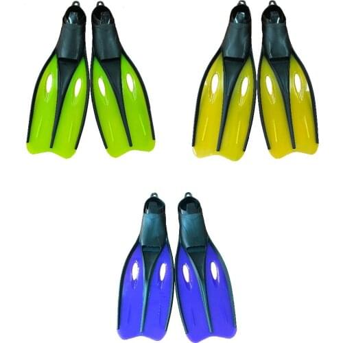 Free shipping. Sizes M (38-39) diving fins diving equipment (3 color options GreenYellow/Blue )