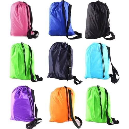 Fast Inflatable Air Bag Beach Flatfish Sleeping Bed Air Sofa For Camping Hiking 10s Outdoor Sleeping Bags