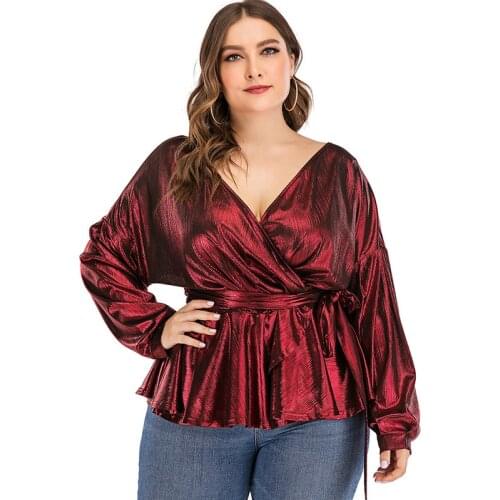 Женские красные рубашки DOIB China At AliExpress