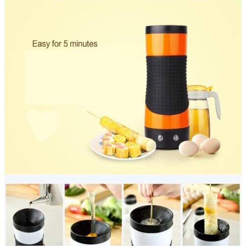 EU Plug 220V Electric Household DIYElectric Automatic Rising Egg Roll Maker Cooking Tool Egg Cup Omelette Master Sausage Machine
