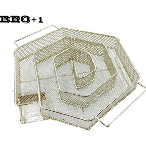 Cold Smoke Generator Wood Chips Smokers BBQ Grill Charcoal Smoker Box Barbecue Mesh Cooking Kitchen Utensils BBQ Accessories