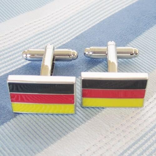 Germany Flag Cufflink 15 Pairs Wholesale Free Shipping