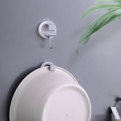 2 PCS Strong no punch kitchen hook no mark storage rack towel rack bathroom shelf wash basin hook household items