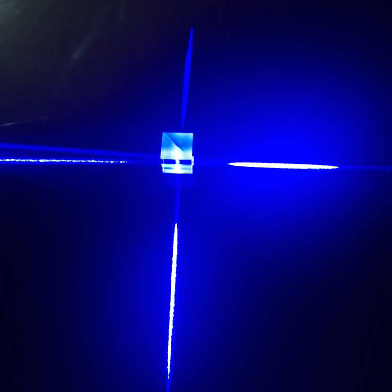 Beam splitter 20 * 20 * 20mm right-angled triangle prism cube anti-reflection coating 5:5 applicable wave band 400-700nm