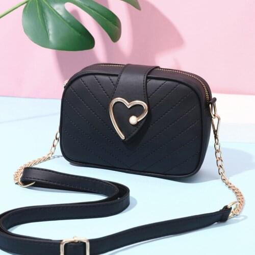 Mini PU Leather Bag 2020 Fashion Female Bag Saddle Bag Contracted Joker Single Shoulder Bag Worn ms Parcel Phone Change