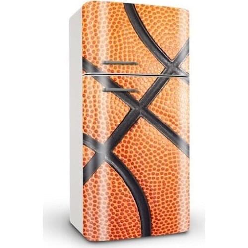 3D Modern Basketball Sport SelfAdhesive Refrigerator Sticker Fridge Door Cover Kids Wallpaper 60x150cm 60x180cm 100x180cm