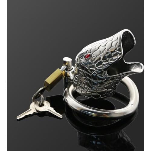 Stainless Steel 3 Sizes Chastity Lock Device Cock Cage For Men Delayed Ejaculation Penis Rings Bird Cage Bdsm Restraint Sex Toys