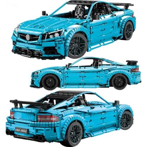 New High-tech Supercar Building Blocks 3D Model Sports Car Bricks Assembled Toys For Education Childrens Birthday Gifts 4129pcs