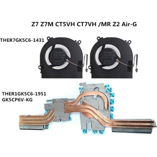 Laptop CPU Cooling Radiator Heatsink/fan for MECHREVO WootBook Pro XMG GTX1660Ti THER1GK5C6-1951 GK5CP6V-KG THER7GK5C6-1431