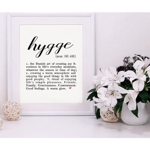 Prints Posters Home Decor Hygge Canvas Painting Definition Wall Artwork Modern Nordic Cuadros Minimalism Modular Picture Bedroom