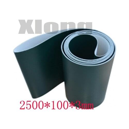 Perimeter:2500 Width:100mm Thickness:3mm Green PVC Flat Belt Light Assembly Line Industrial Belt Conveyor Flat Belt