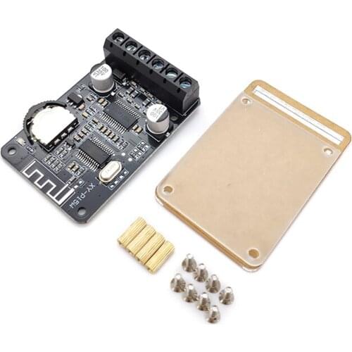 10W/15W/20W Stereo Bluetooth Power Amplifier Board 12V/24V High Power Digital Amplifier Module XY-P15W