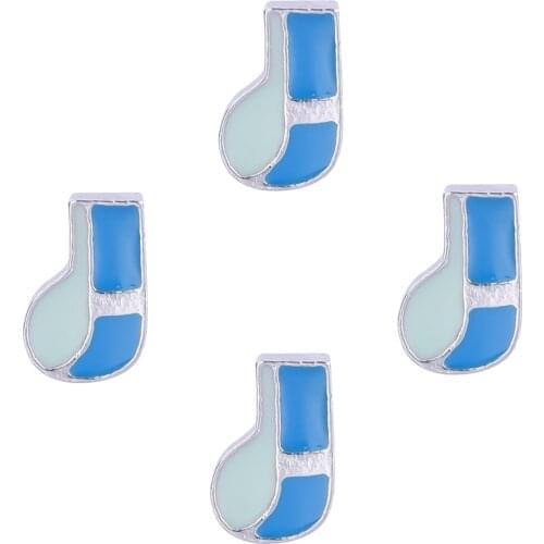 20Pcs/lot Whistle Floating Charms Living Glass Floating Memory Locket Pendant Jewelry Supplies F290