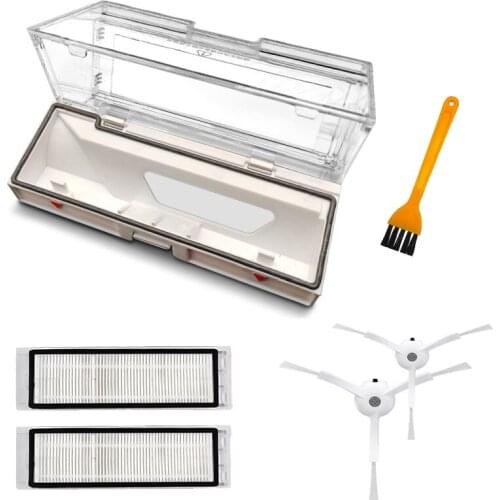 Dust Box Suitable for Xiaomi Roborock S55 S51 S50 Vacuum Cleaner Parts Hepa Filter Replacement Spare Accessories