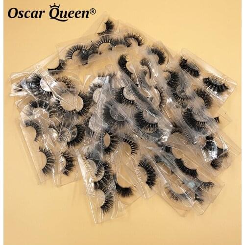 3D Mink Lashes 10/20/30/50 Pairs Lashes Beauty Wholesale Natural Eyelash Extension Soft False Eyelashes Makeup In Bulk