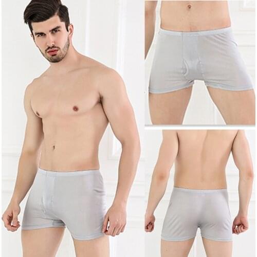 Silk Panties Mens Underwear Shorts Mens Seamless Cotton Boxer Comfortbal Soft Pants Boys Shorts Boxers Men Underpats 239-018