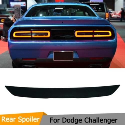 For Dodge Challenger Spoiler High Quality ABS Material Car Rear Trunk Spoiler Boot Wing Primer Color 2015 2016 2017 2018