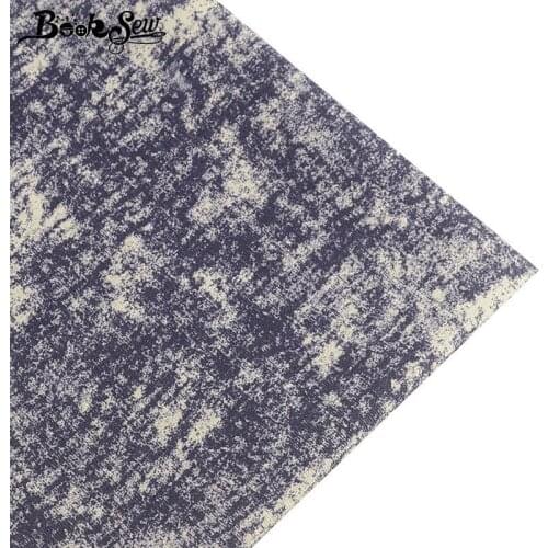 Booksew Canvas Fabric Cotton Linen Fabric Blue Sewing Tissu For Ankara Tablecloth Pillow Bag Curtain Cushion Zakka Home Textile