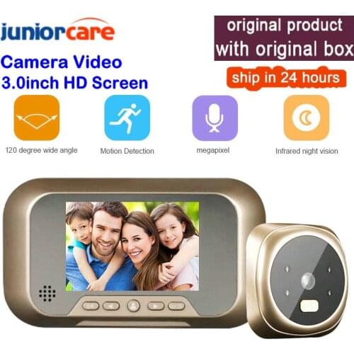 Smart Doorbell Camera Digital home visible Doorbell 120 degree Viewer video night vision 3.0 inch peephole video Doorbell