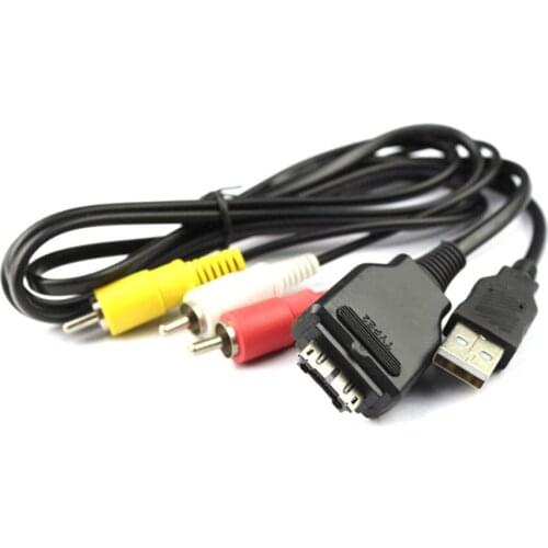 USB data &AV TV Cable cord for Sony VMC-MD2 Cyber-Shot DSCW275 W290/B W290/L W290/T W290 W220 W230/L W230/R W230 W270 GM