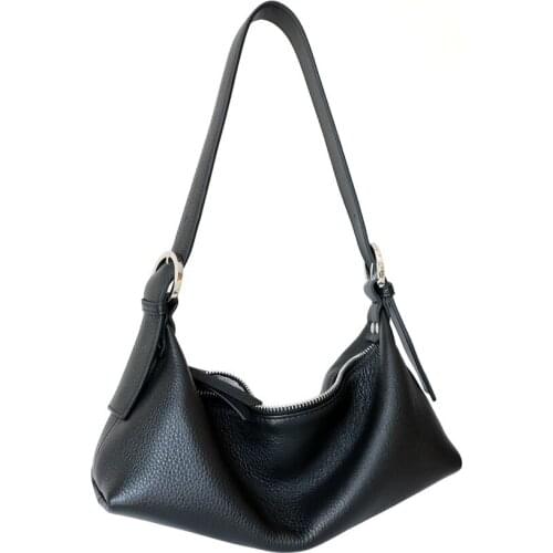 OUSSON 2021New Design Leather Large Capacity Bag Exquisite Female Retro Underarm Bag One Shoulder Bag