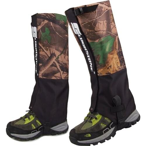 1 Pair Outdoor Waterproof Ski Snow Legging Gaiter Cover for Hiking Walking Climbing Hunting Mountaineering Size M or L