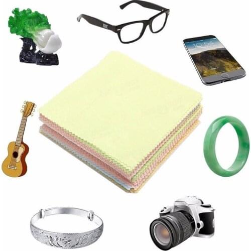 100Pcs Lens Clothes Eyewear Accessories Cleaning Cloth Microfiber Sunglasses Eyeglasses Camera Glasses Duster Wipes 13x13 CM