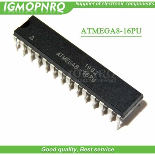 2PCS ATMEGA8-16PU DIP28 ATMEGA8-16 DIP 8-16PU ATMEGA8 IGMOPNRQ