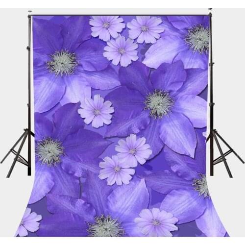 5x7ft Backdrop Ultra Violet Flower Wall Photography Background Pantone