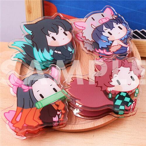 Cosmile Demon Slayer Kimetsu No Yaiba Kamado Tanjirou Acryl Clip File Creative 2-Side gift limited cosplay