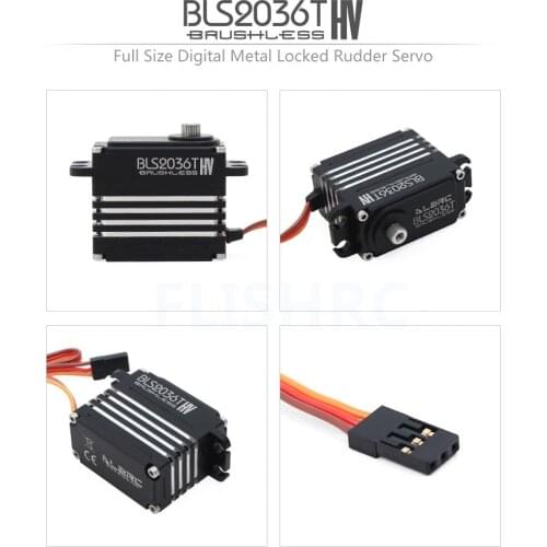 ALZRC -BLS2036T Full Size Digital Metal Locked Rudder Servo / Servos Gear Set