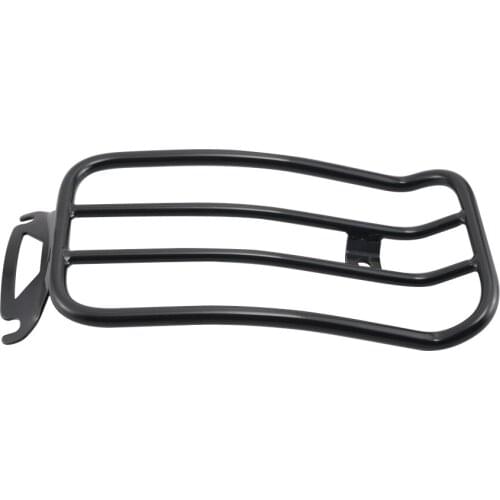 Motorcycle Rear Fender Solo Seat Luggage Rack For Harley Touring FLHT FLHR FLHX FLT 1997-2015 Metal Luggage Rack Black