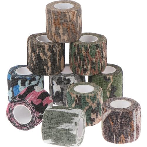 Multifunctional Non-woven Camouflage Belt Self-adhesive Hunting Color Bullet Air Gun Rifle Waterproof Anti-skid Invisible Belt