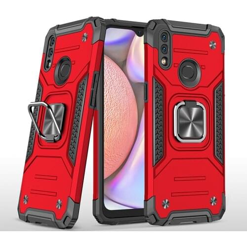 Armor Shockproof Case for Samsung Galaxy A10S A 10S Luxury Military Protection Bumper Defender Magnet Holder Ring Case Cover