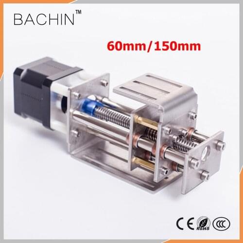 CNC Zaxis Slider Kit 60mm/150mm Route Guide Rail 3Axis Laser Cutter Engraver Part cnc Router Accessories DIY Milling Linear Moti