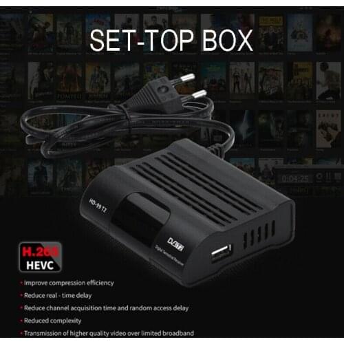 DVB-T2 HD 1080P Digital Decoder TV Receiver Set Top Box Remote Controller DVBT2 Tuner DVB C M3u Youtube Digital TV Box
