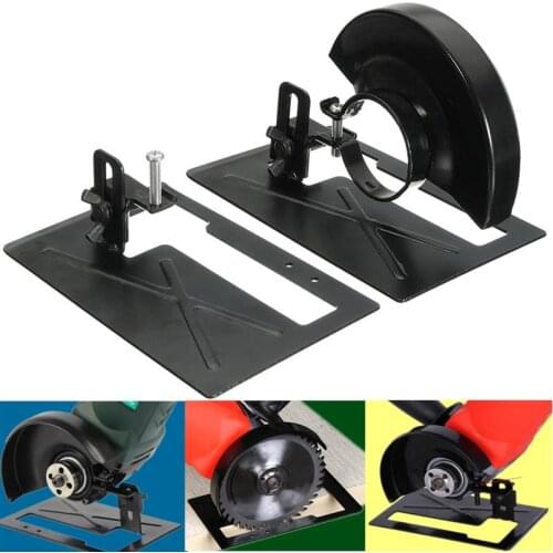 Hot Variable Angle Grinder Cutting Machine Conversion Tool Angle Grinder Holder Safety Shield DIY Tools For Woodworking(With Cas