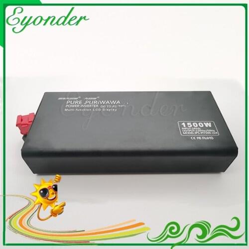 Power inverter 1500w 12v 220v pure sine wave 13.8/15/24/28/32/36/48/50/54/56/60/70/72/72/80 83v dc to 110v 200v 220v 230v ac