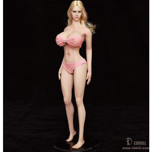 LDDOLL1/6 Silicone Flexible Seamless Figure Female Extra Large Breast Body 28xl Action figure for collection