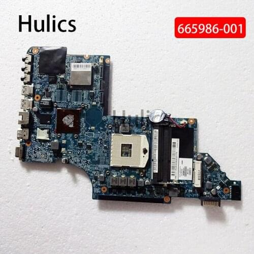 Hulics Original 665986-001 Motherboard for HP Pavilion DV7-6000 DV7T-6000 laptop motherboard