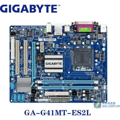 LGA 775 G41 DDR3 Gigabyte GA-G41MT-ES2L 100% Motherboard USB2.0 8G GA G41MT ES2L Desktop SATA II Systemboard PCI-E X16 Used
