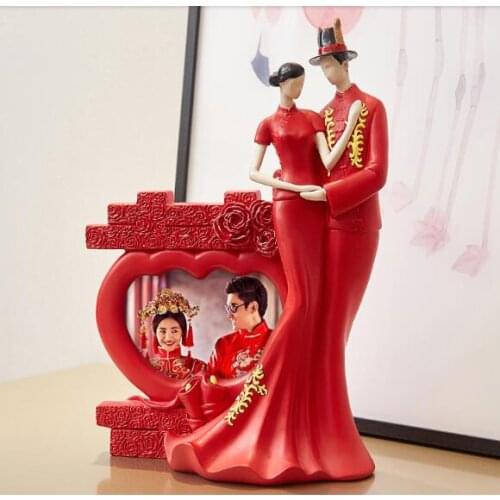 Resin Modern Chinese Red Festive Creative Fashion Living Room New Wedding Home Decoration Decoration