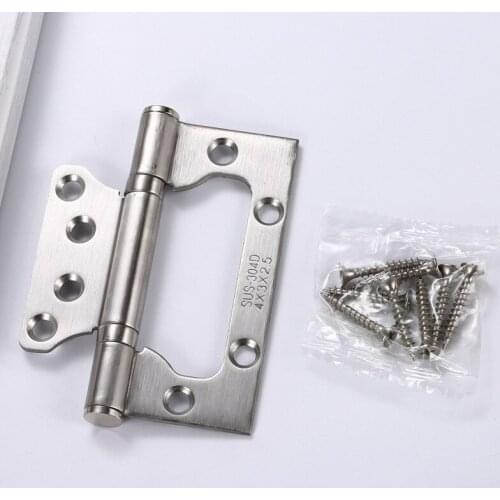 1Pcs Stainless Steel Hidden Cabinet Door Hinges Silent and Smooth for All Kinds of Wooden Cabinet Doors Furniture Hinge