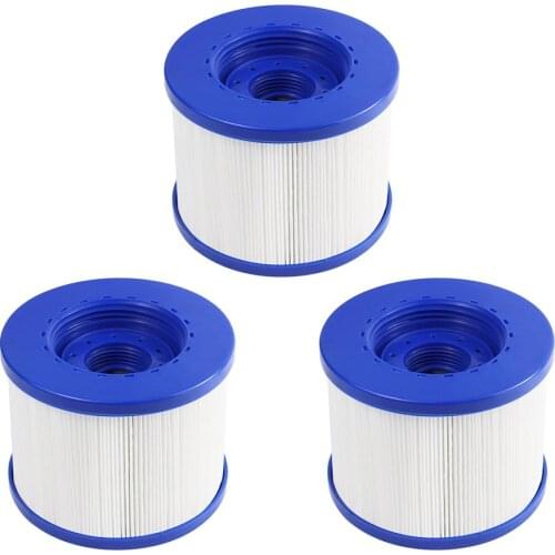 Swimming Pool Filter Twin Pack Replacement Hot Tube Water Health Wave Spa104mm PET+non-woven Fabric Compatible With Clever Spa
