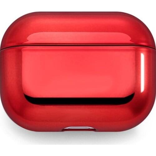 Electroplating Protective Cover for Apple Airpods Pro Bluetooth Headset Accessories Earphone Protective Shell for Air Pods Pro