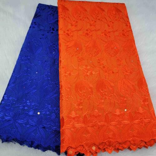 2.5yards swiss voile lace in switzerland +2.5yards african bazin riche fabric hot sale nigerian cotton embroidery dry swiss lace