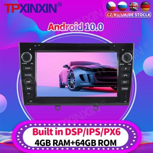Android 10 PX6 For Peugeot 408 2007 - 2010 Car Radio Multimedia Video Recoder Player Navigation GPS Accessories Auto 2din no dvd