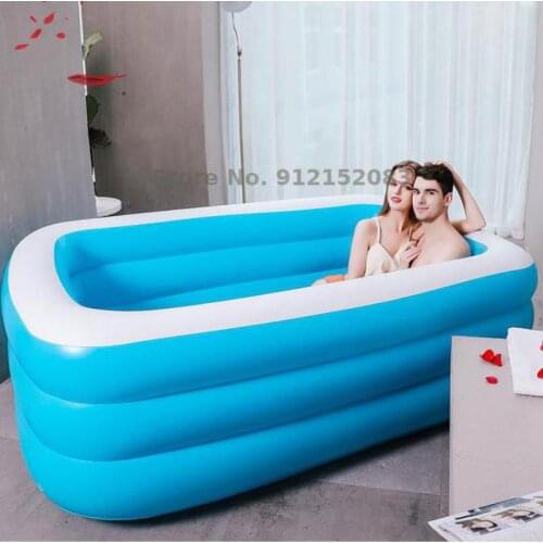 Household Adult Inflatable Bathtub, Foldable And Thickened Adult Full Body Bath Basin, Thermal Insulation Bath Artifact Bath Buc